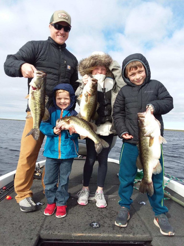 The Johnston family from Kentucky on Lake Okeechobee