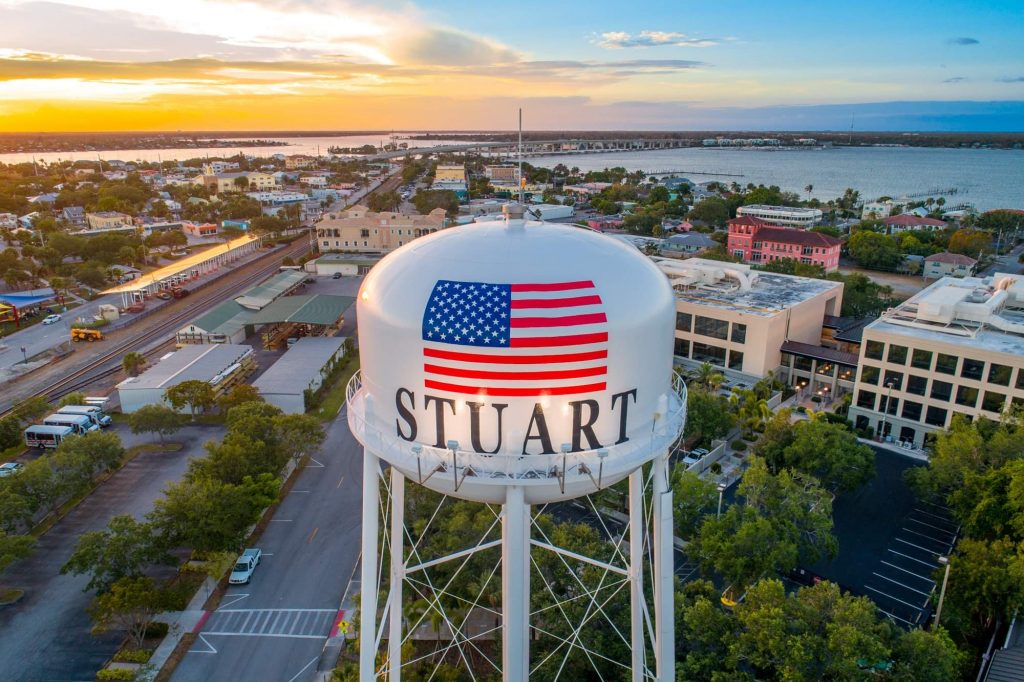 stuart water tower