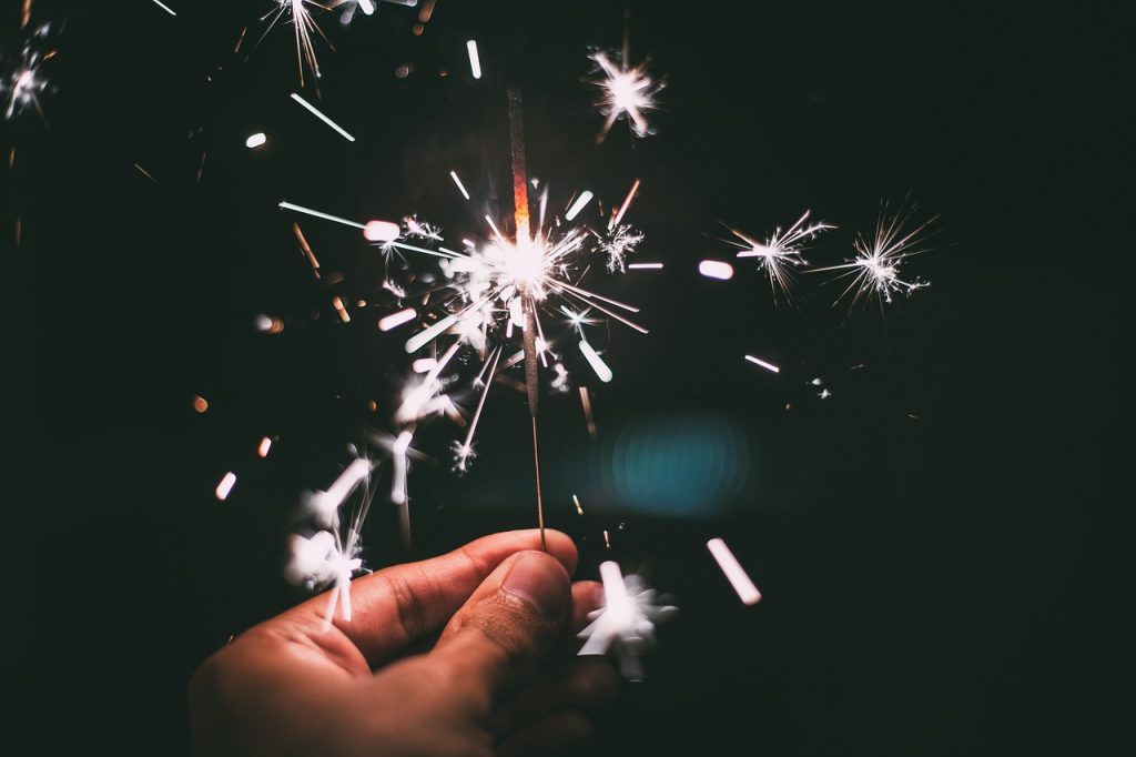 sprinkler firework